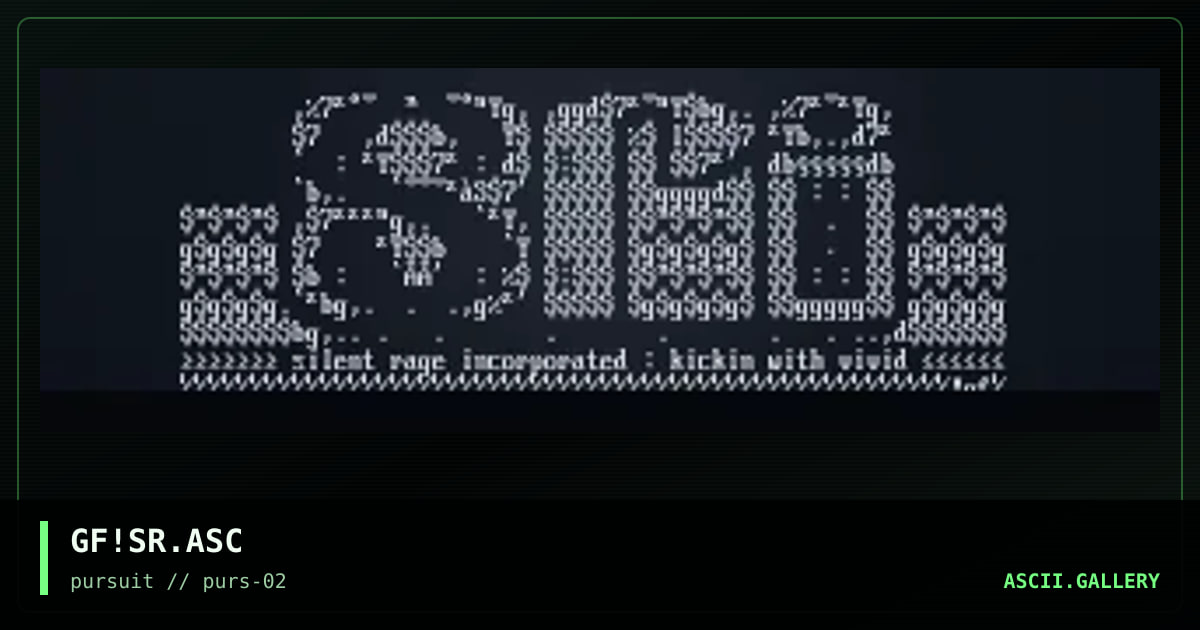 Silent Rage, by grifter, 1996