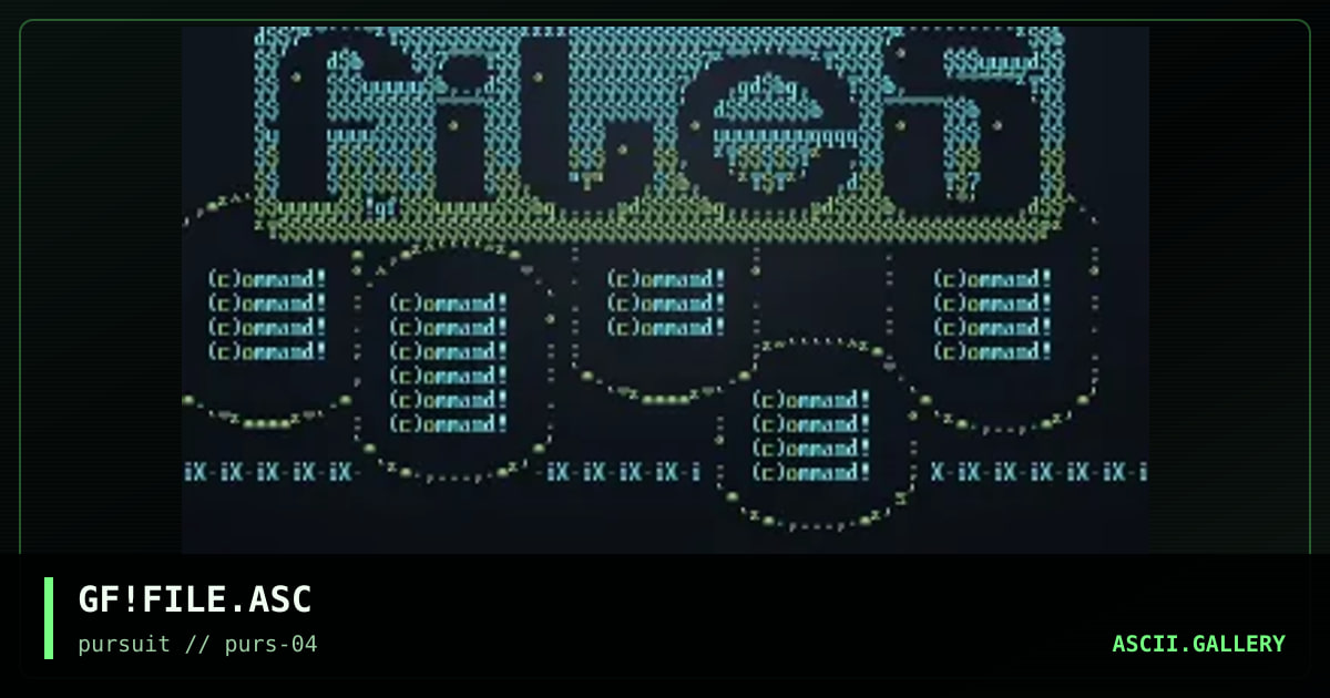 GF!FILE.ASC, by grifter, 1996