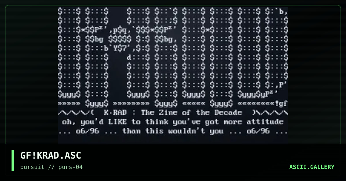 GF!KRAD.ASC, by grifter, 1996