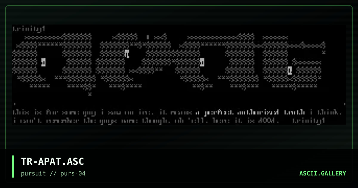 TR-APAT.ASC, by trinity, 1996