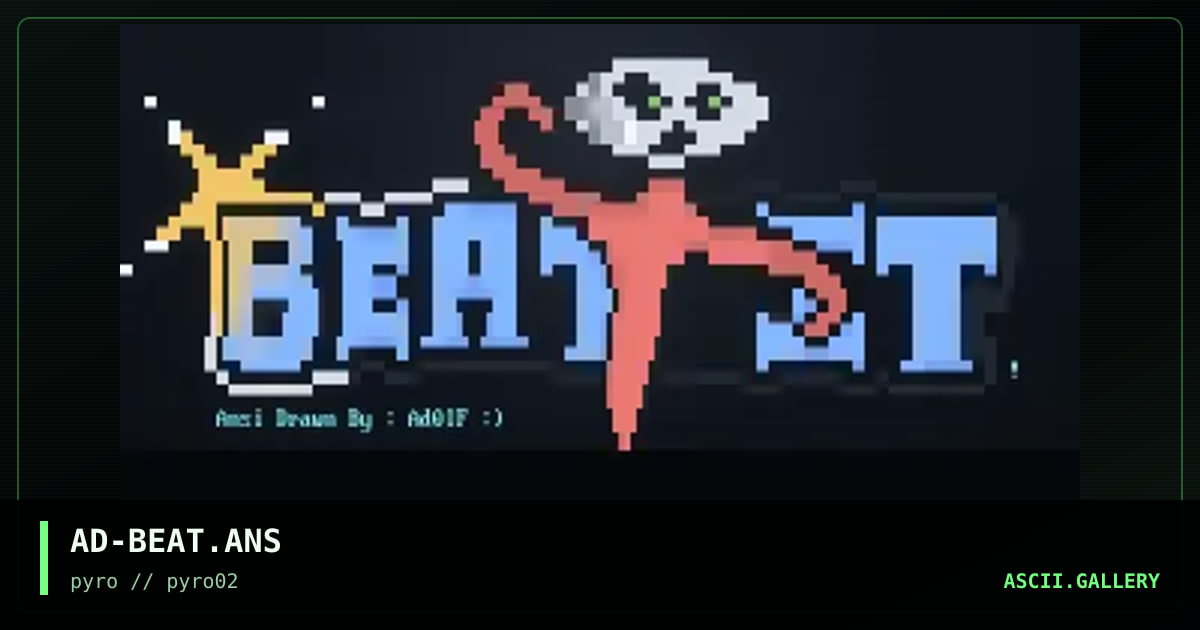 Beat It, by adolf, 1996