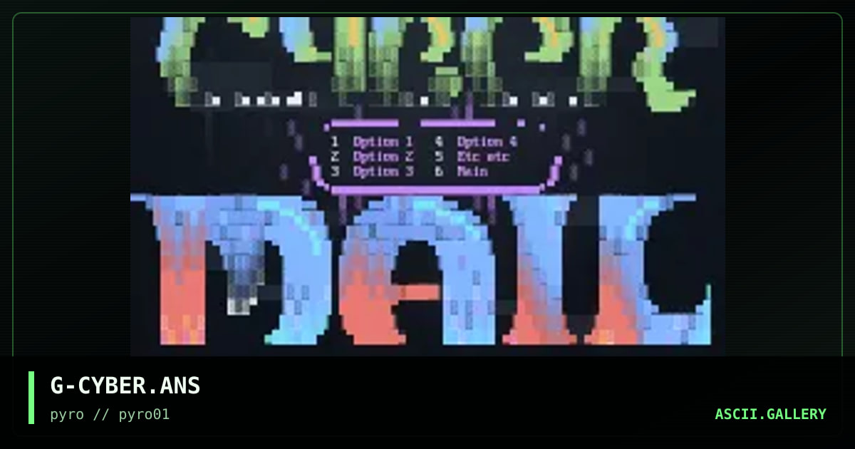 Cyber Mail, by genocide-pyro, 1996