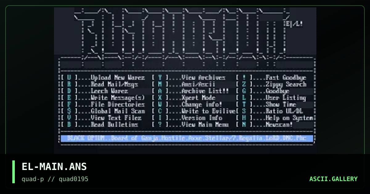 EL-MAIN.ANS, by evilive, 1995