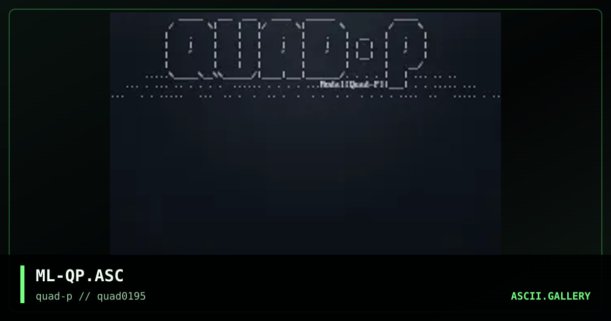 Quad-P Logo, by modal, 1995