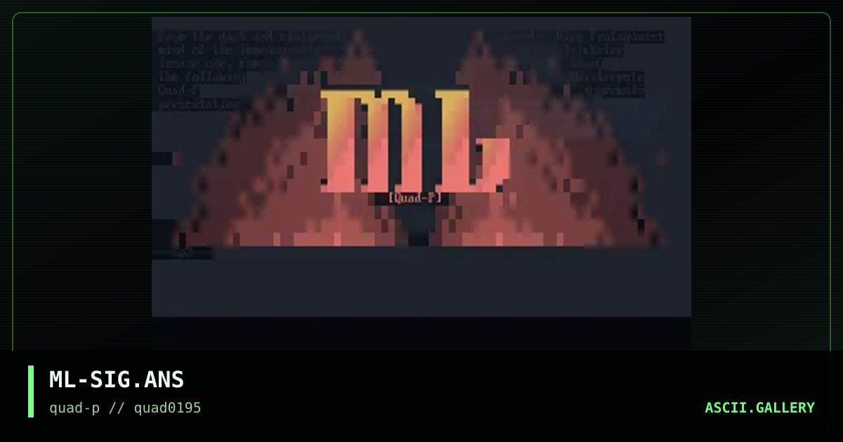 Modal's Signature, by modal, 1995