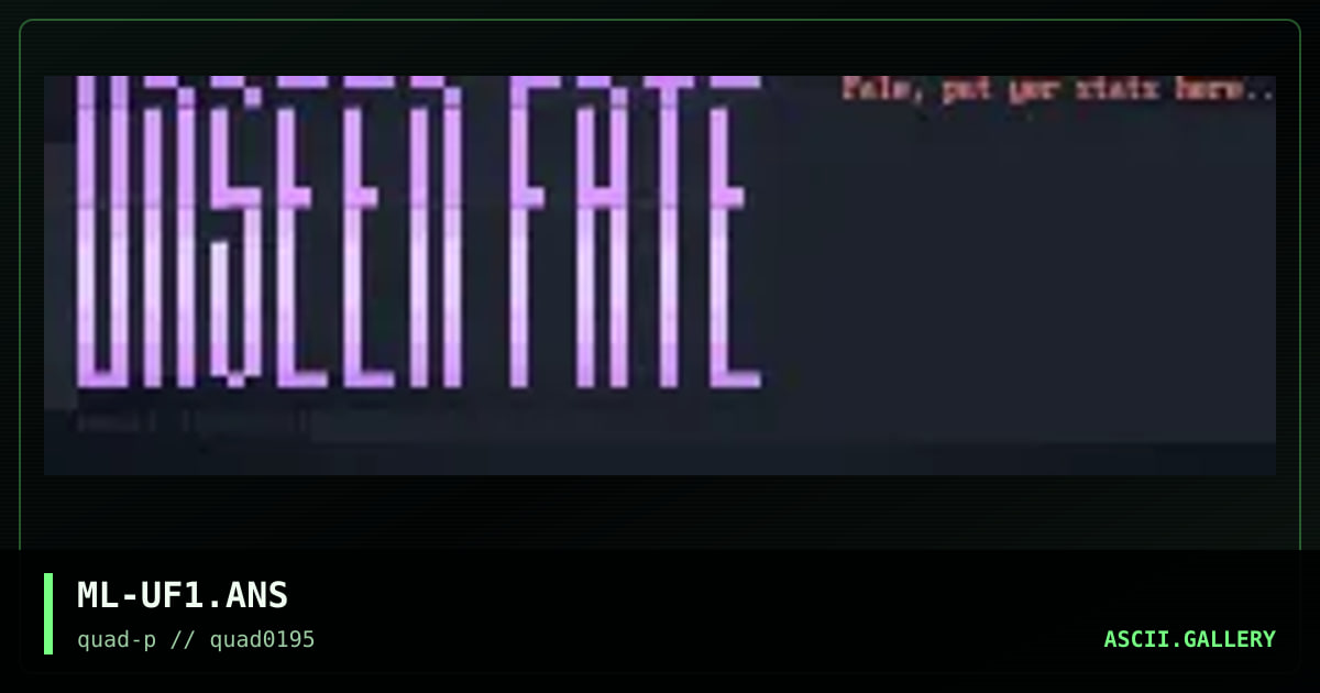 ML-UF1.ANS, by modal, 1995