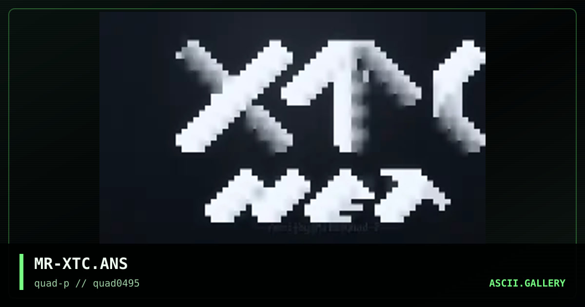 XTC-NET!, by mithrandir, 1995
