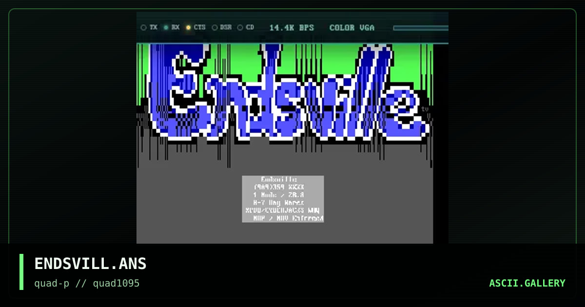 ENDSVILL.ANS, by tv, 1995