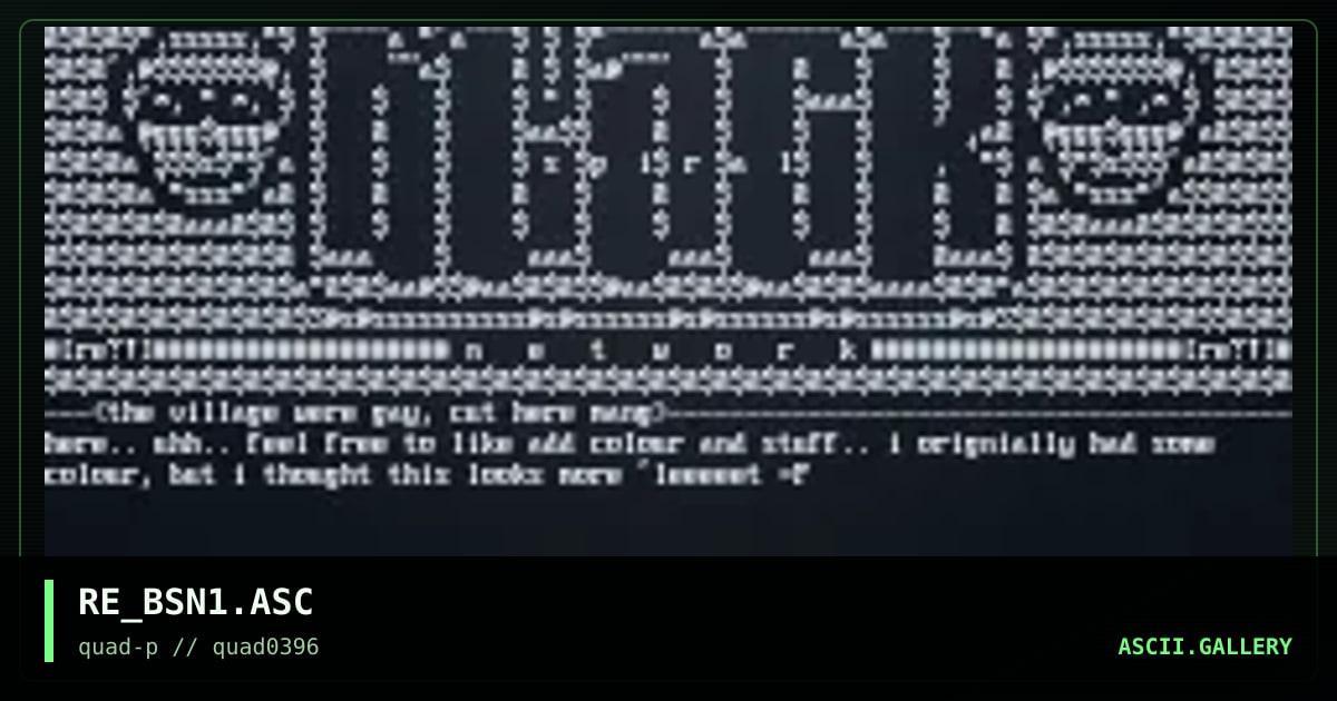 black spiral network, by rheostatic, 1996