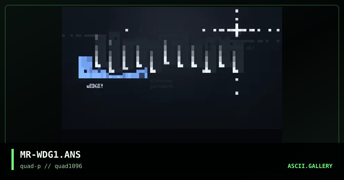 wedge ansi, by mithrandir, 1996