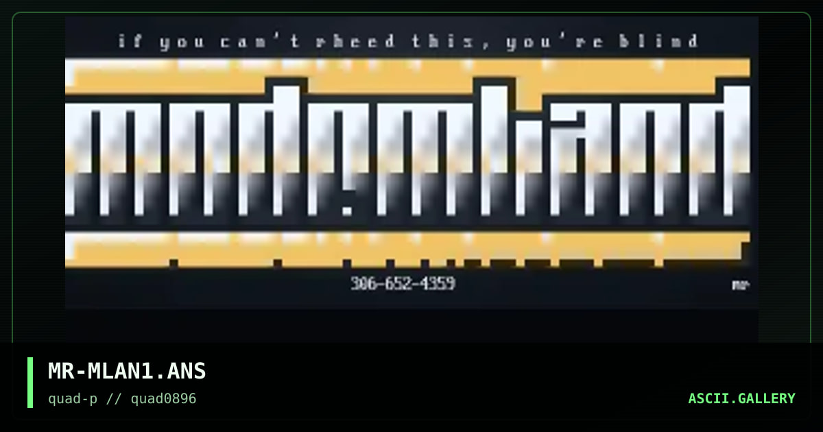modemland (I), by mithrandir, 1996