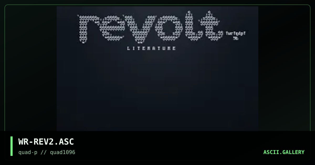 revolt #2, by windrider, 1996