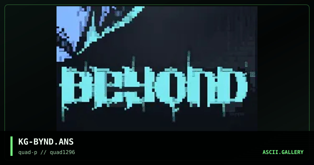 beyond, by kargus, 1996