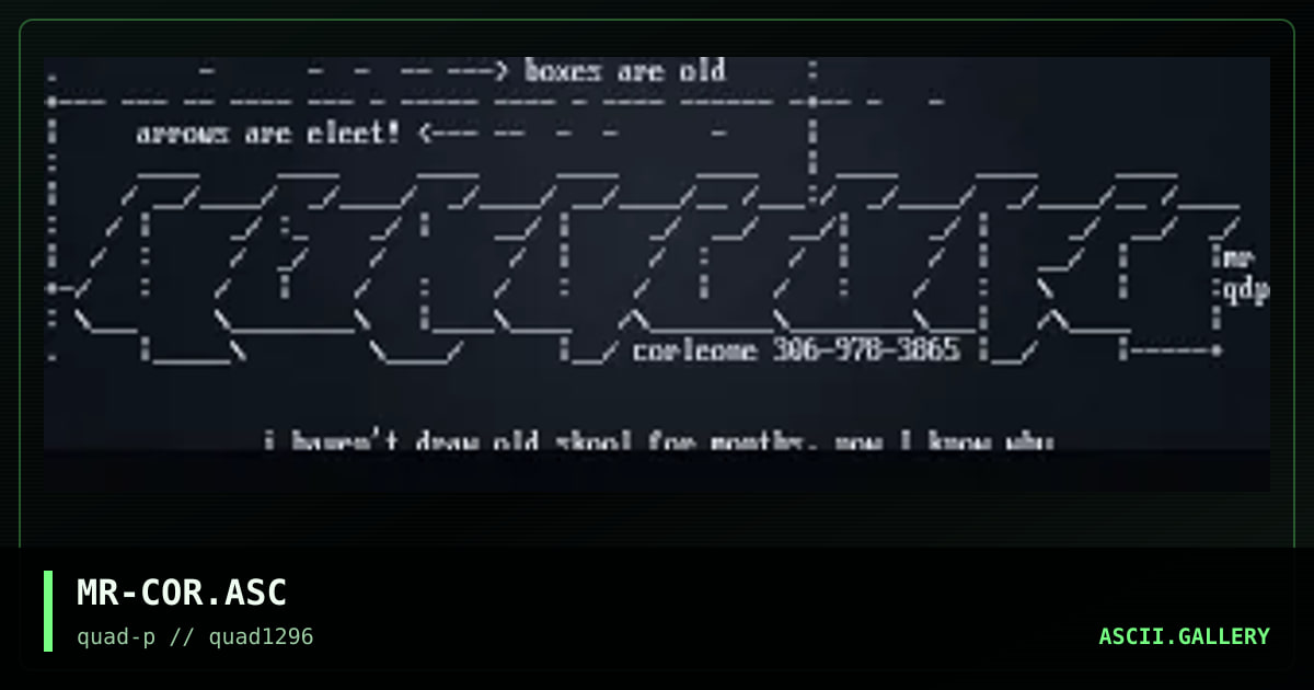 cOrleOne 306-978-3865, by mithrandir, 1996