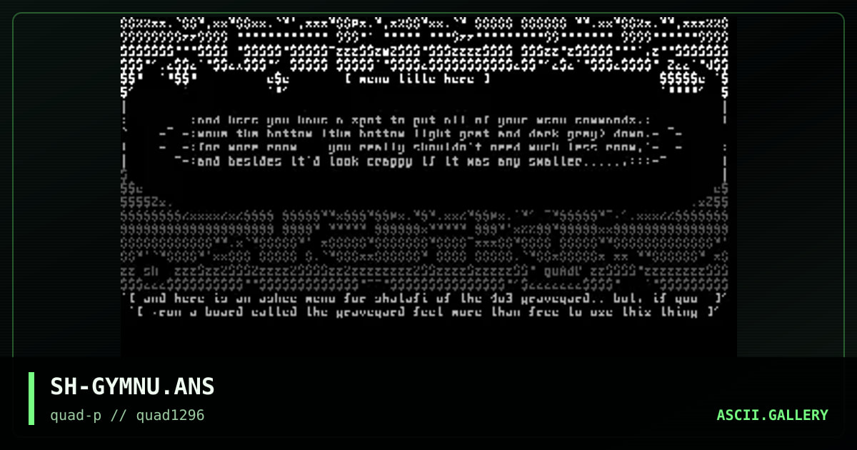 grave yard menu, by shamen, 1996