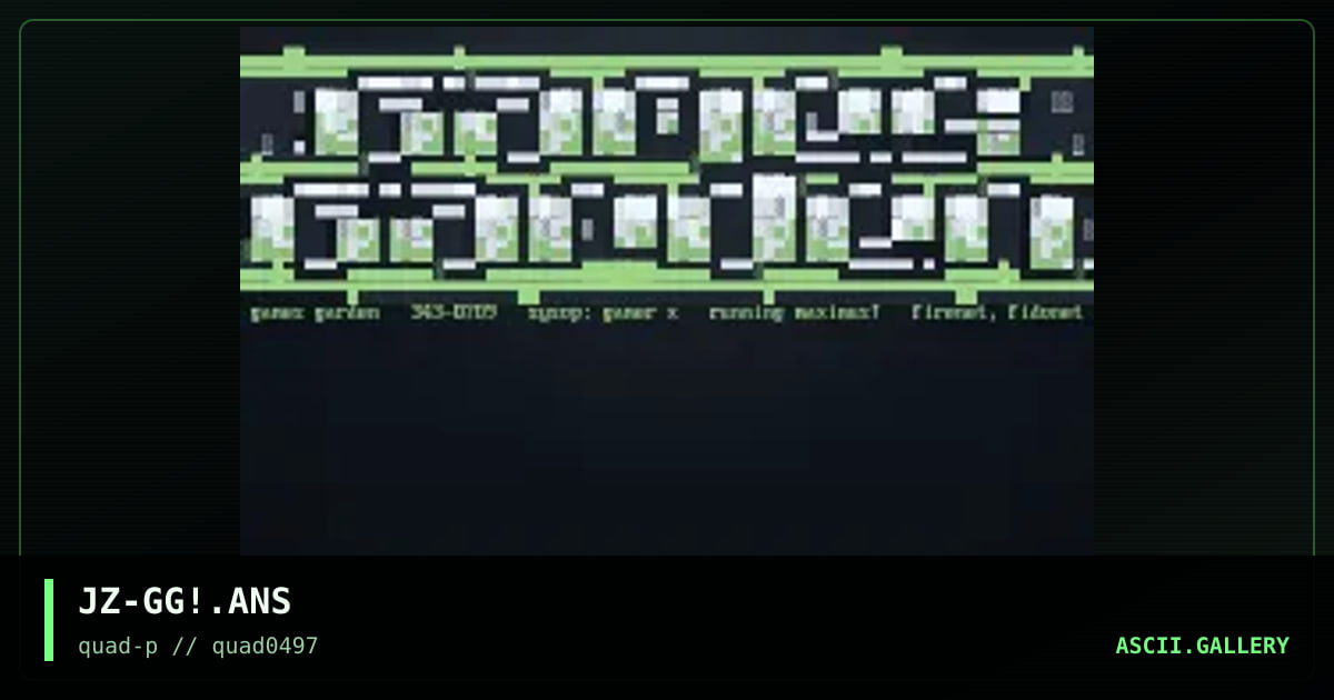 Games Garden, by jaz, 1997
