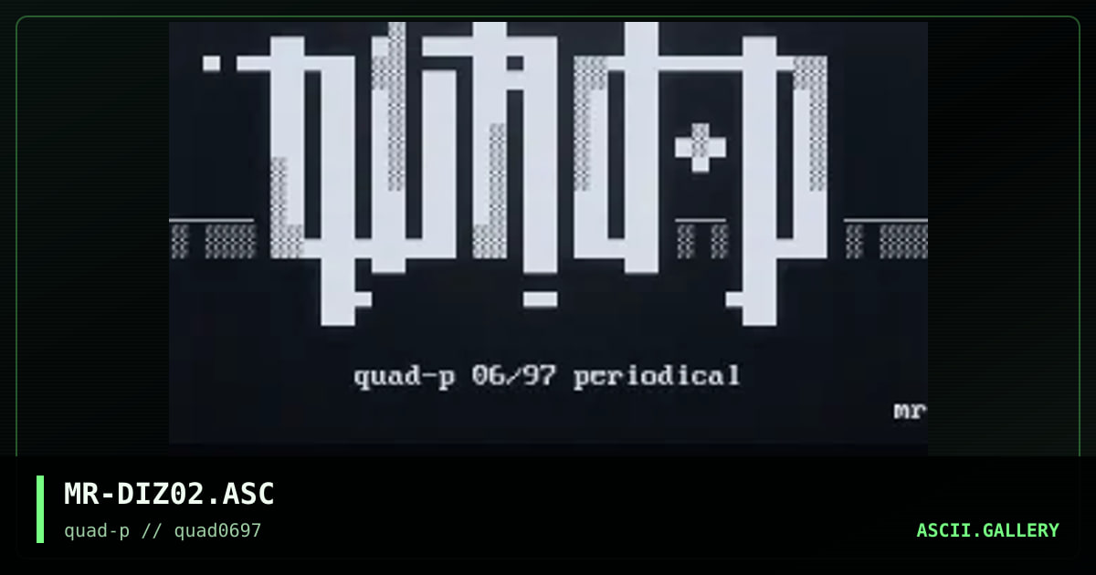 Quad-P File_Id, by mithrandir, 1997