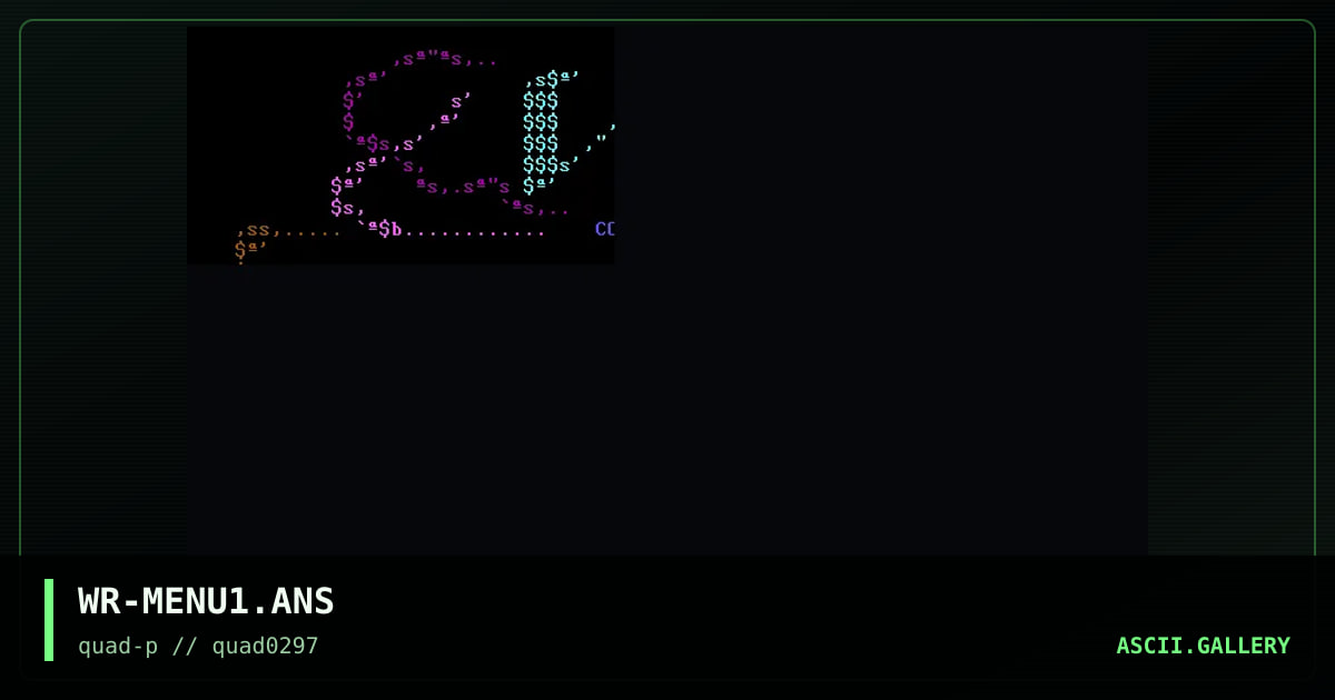 menu template, by windrider, 1997