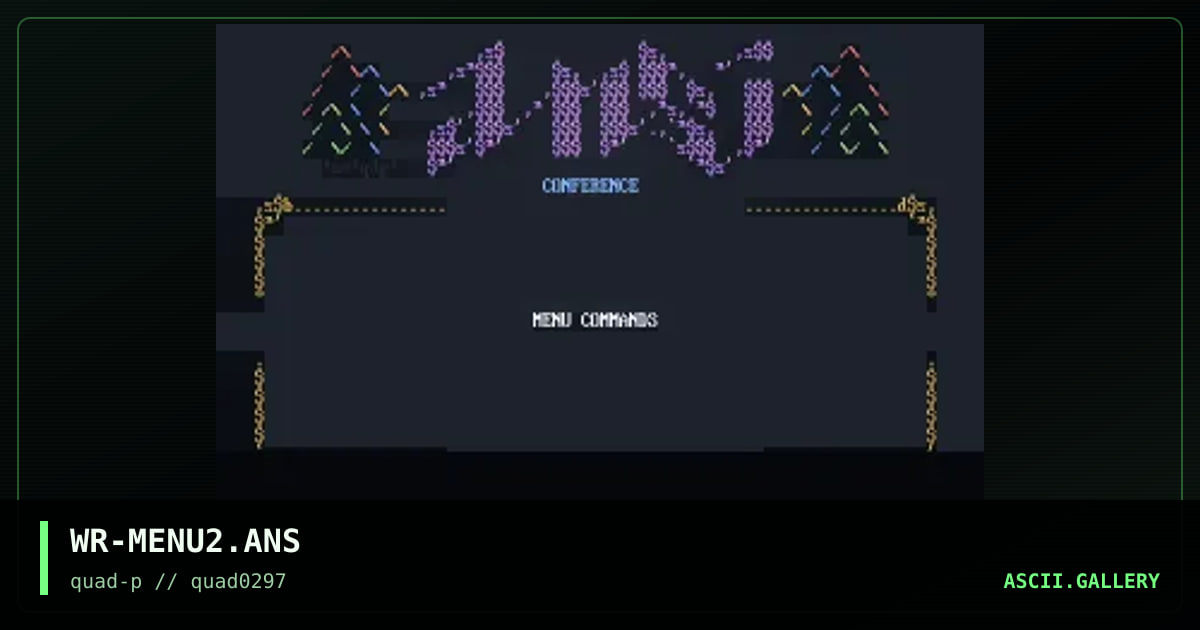 ansi menu template, by windrider, 1997