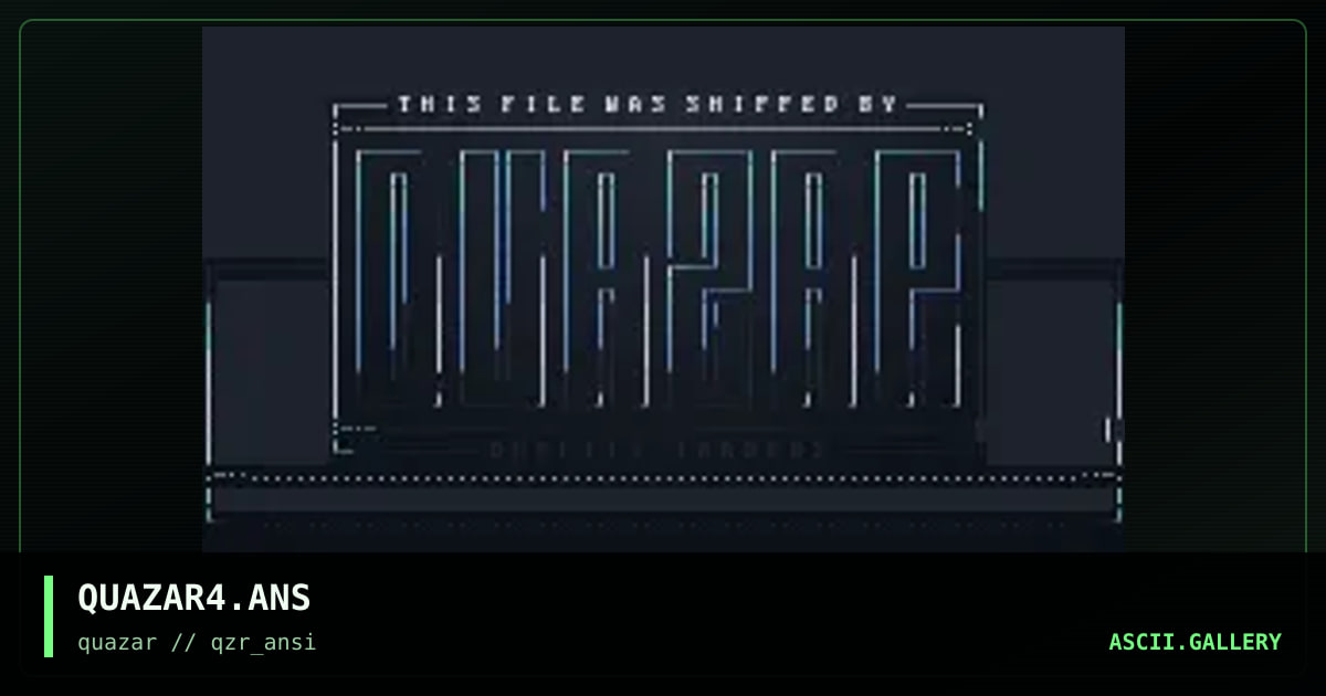 QUAZAR4.ANS, by untagged, 1994