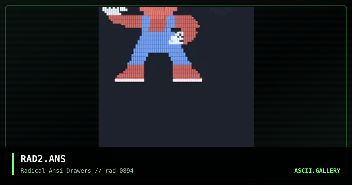 RAD2.ANS, by racer, 1994