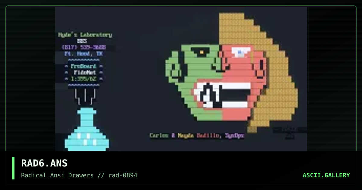RAD6.ANS, by racer, 1994