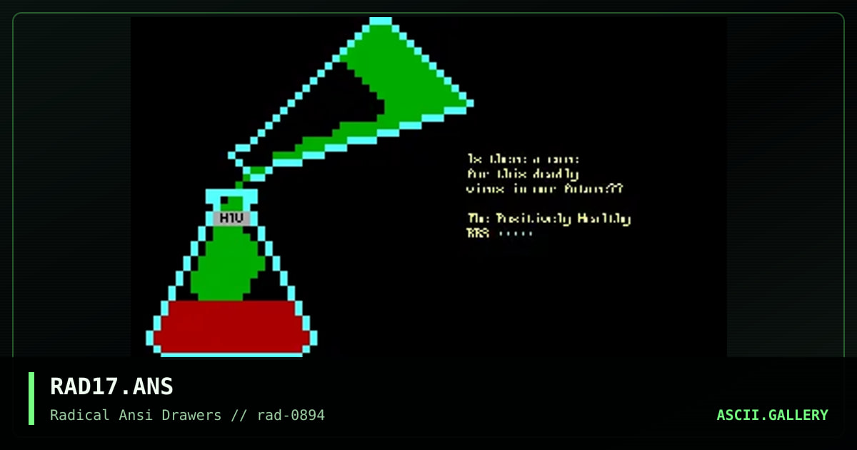 RAD17.ANS, by racer, 1994