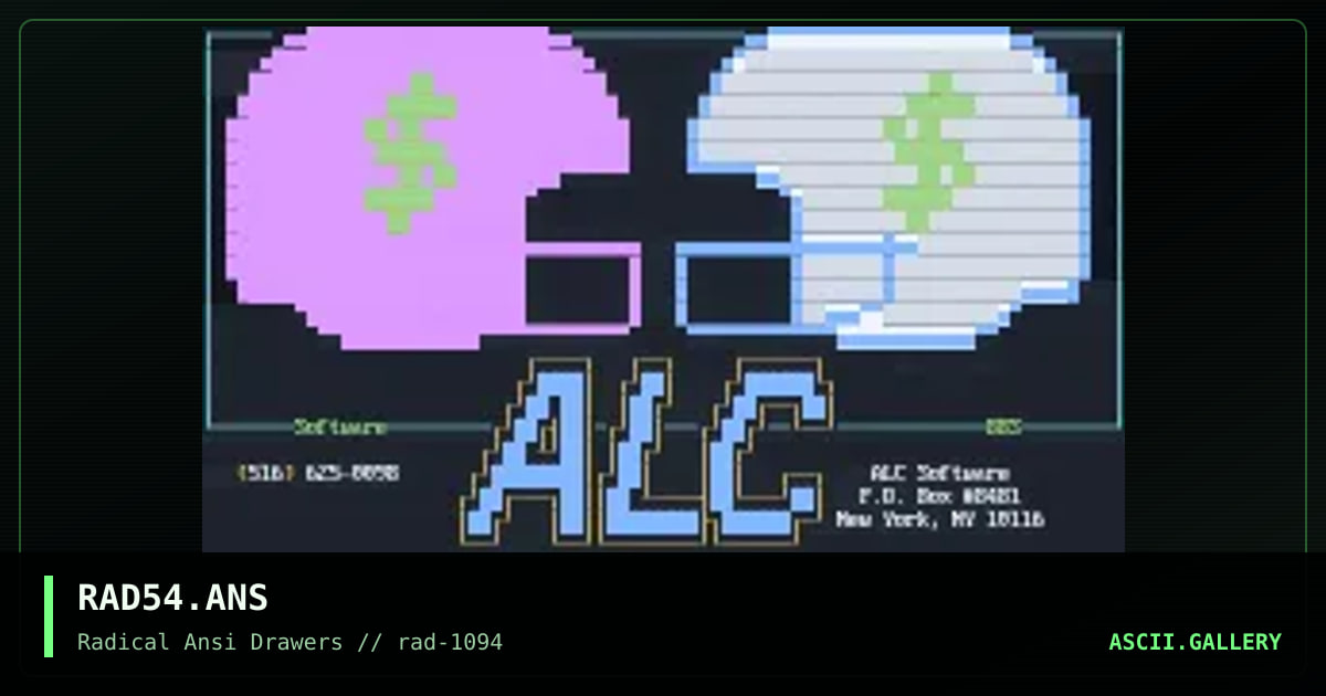 RAD54.ANS, by racer, 1994