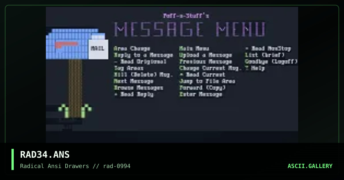 RAD34.ANS, by racer, 1994