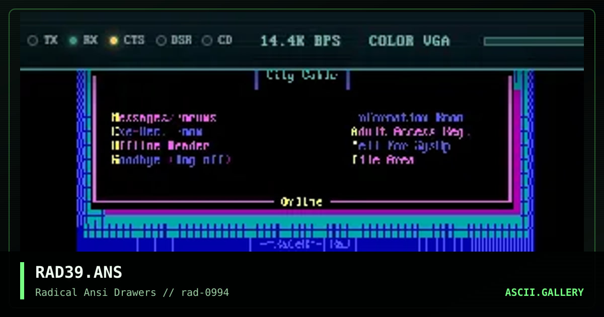 RAD39.ANS, by racer, 1994