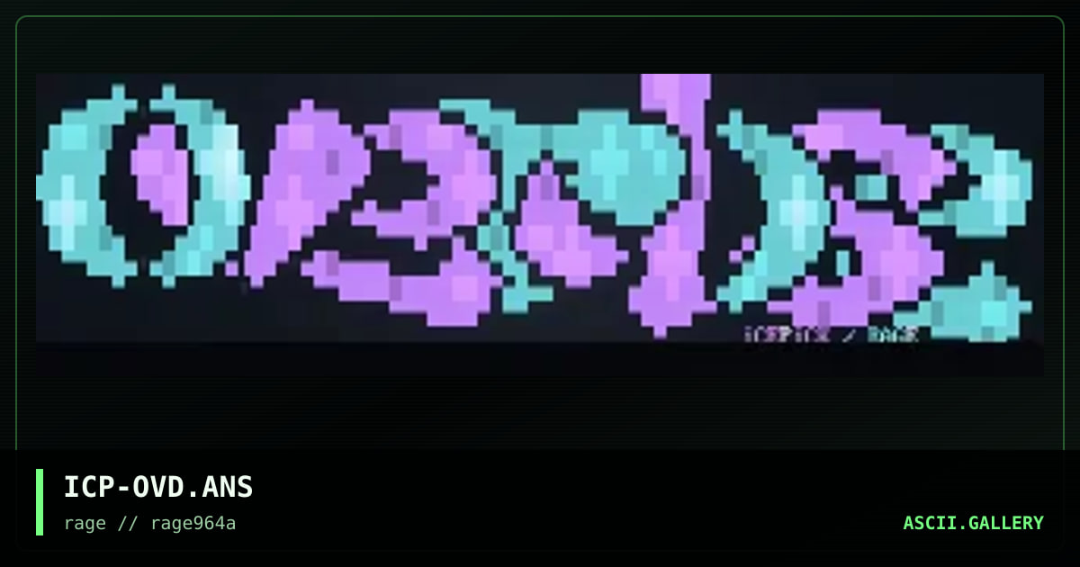 RAGE, by icepick-rage, 1996