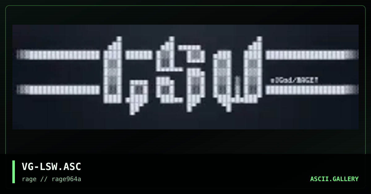 VG-LSW.ASC, by vigod, 1996