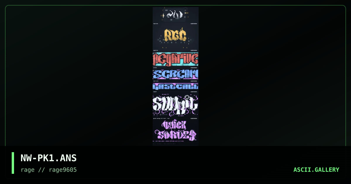 nw's pack ---> sux --------------->, by nightshadow, 1996