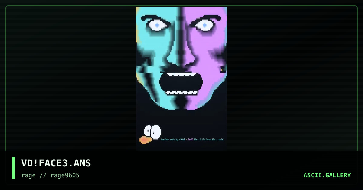 VD!FACE3.ANS, by vigod, 1996
