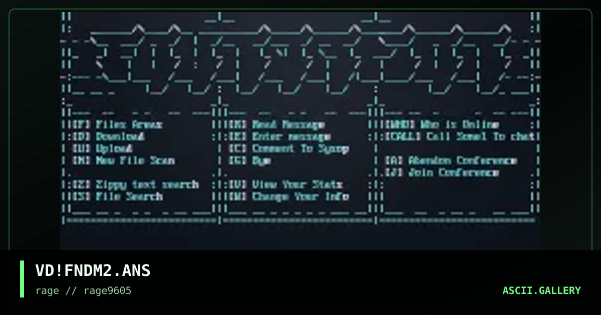 VD!FNDM2.ANS, by vigod, 1996