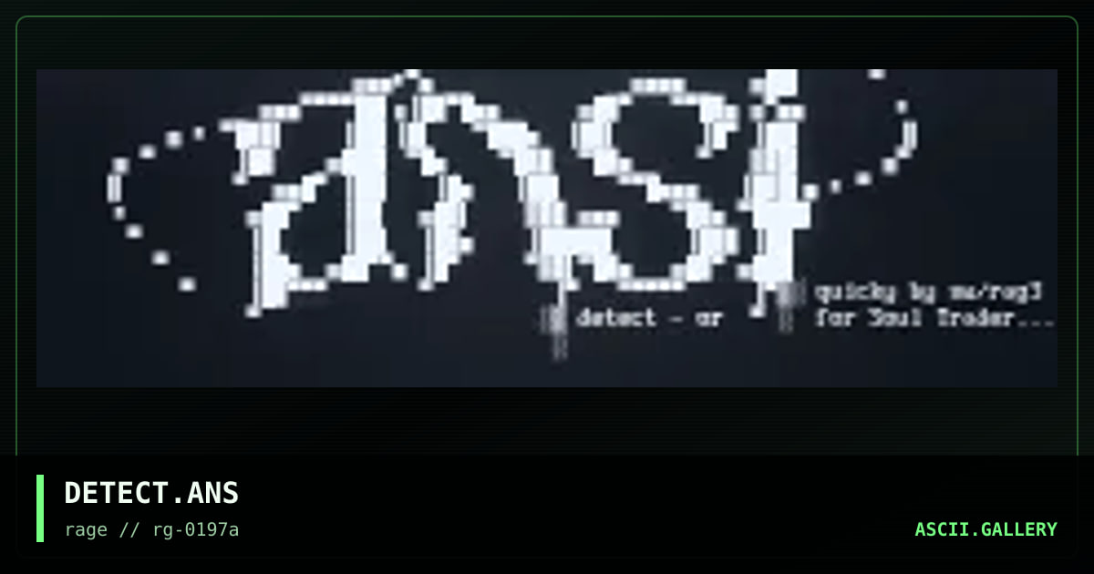 DETECT.ANS, by nightshadow, 1997