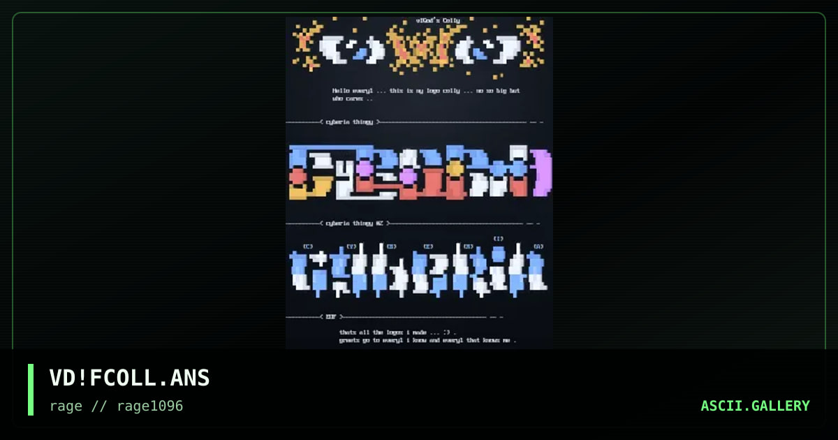 vIGod's font colly, by vigod, 1996