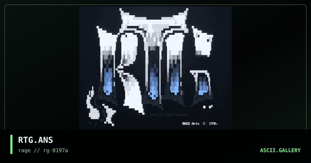 RTG, by night hunter, 1997