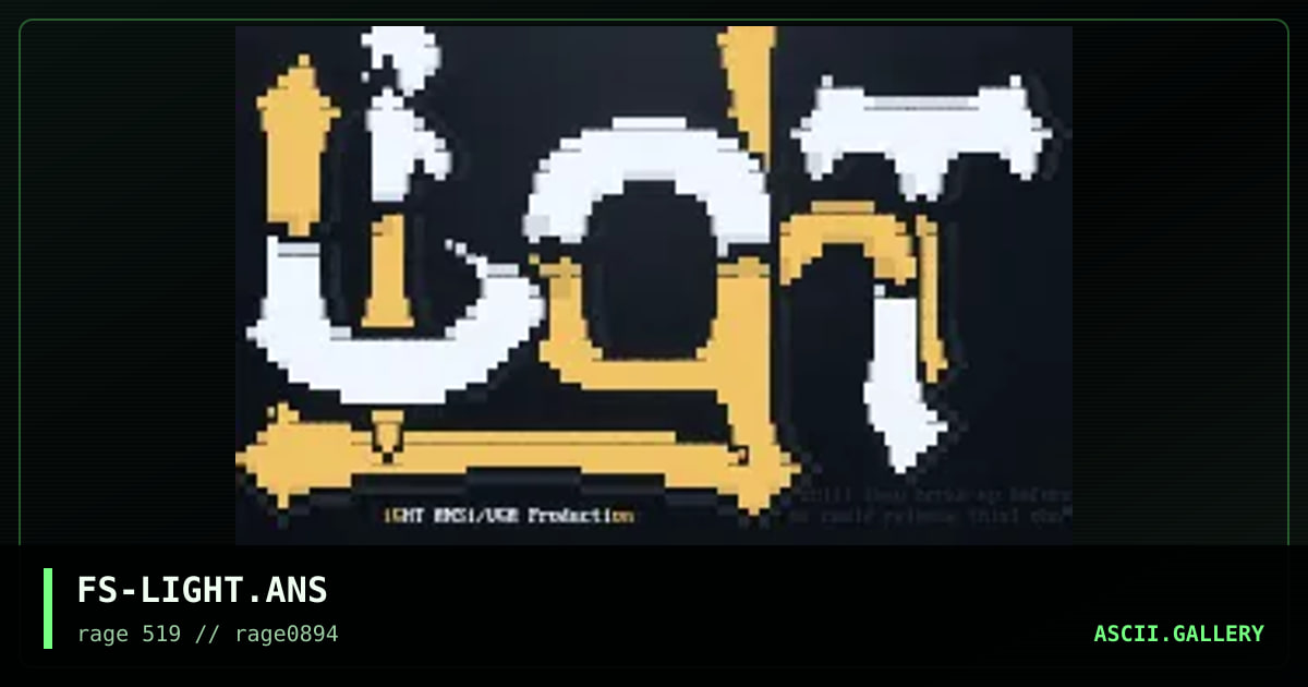 LiGHT Logo, by fistandantilus, 1994