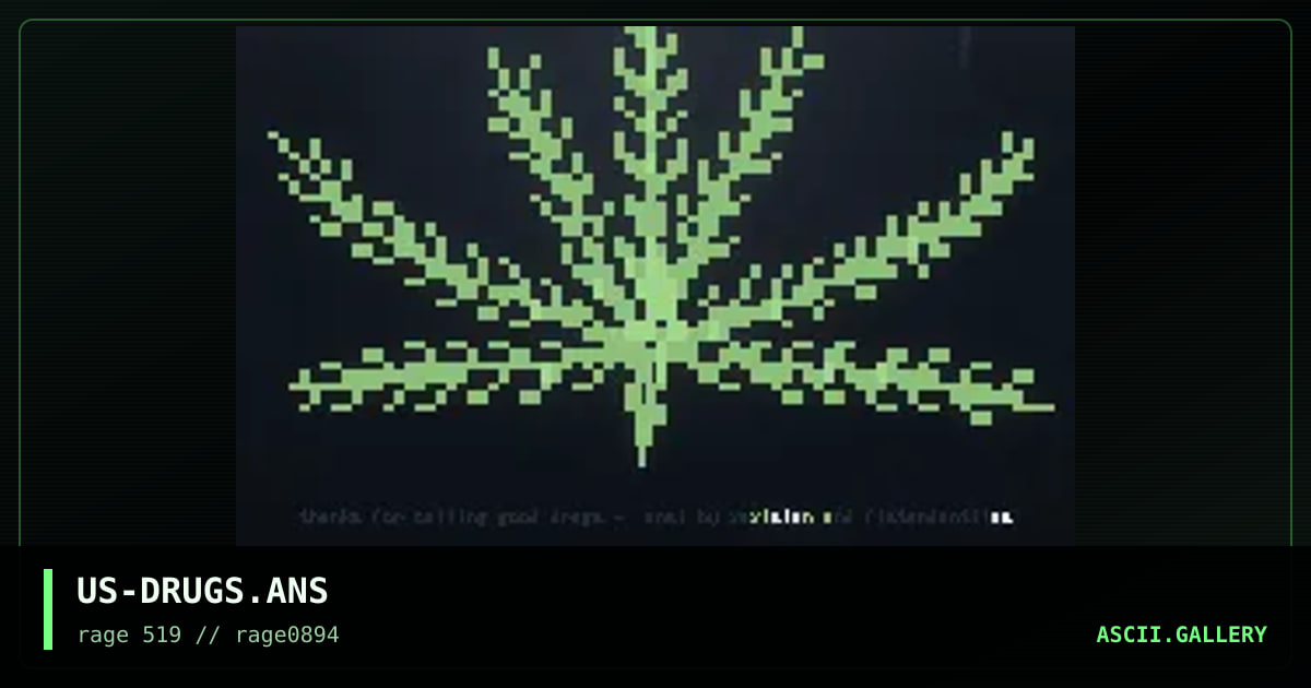 Good Drugs Logo, by xaxisian, fistandantilus, 1994
