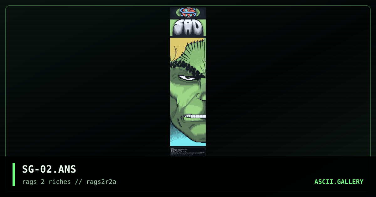 "Snake Grunger ... rAG nUMBAH tW0?", by snake grunger, 1997