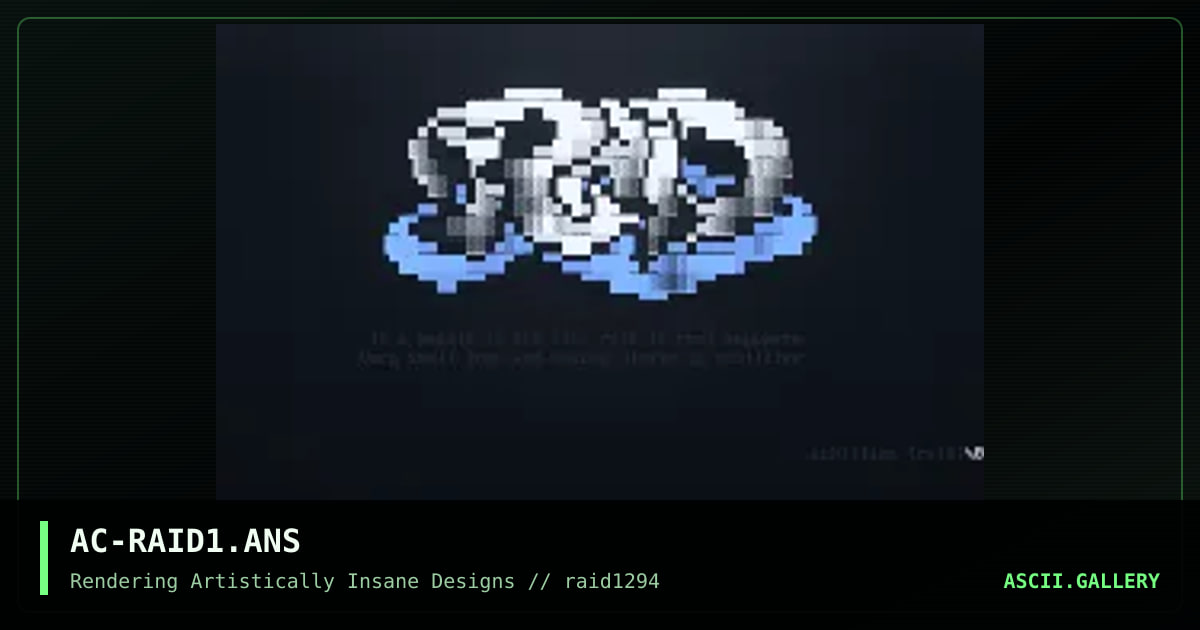 RAiD Logo, by achillies, 1994