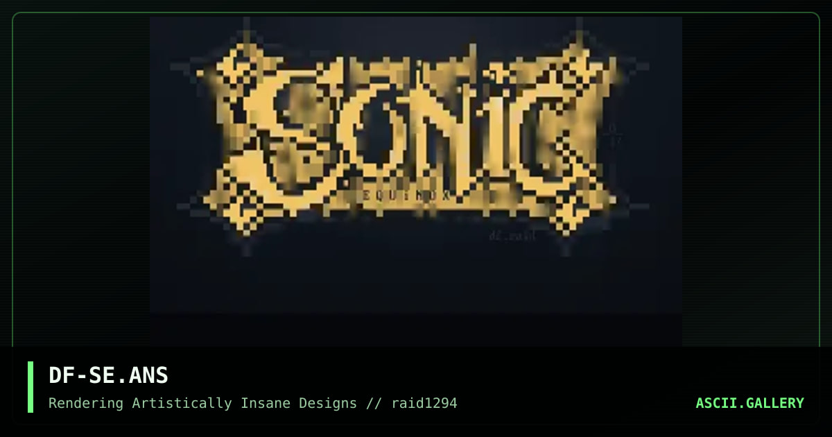 Sonic Equinox Promo, by darkforce, 1994