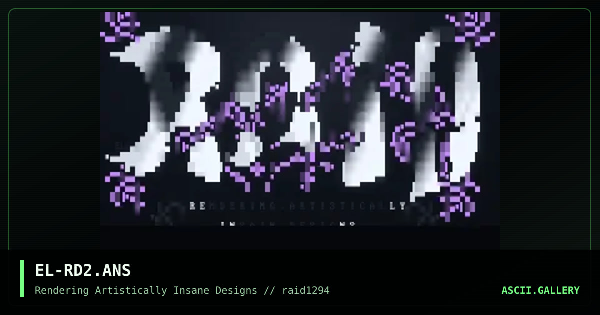 RAiD Promo, by elysius, 1994