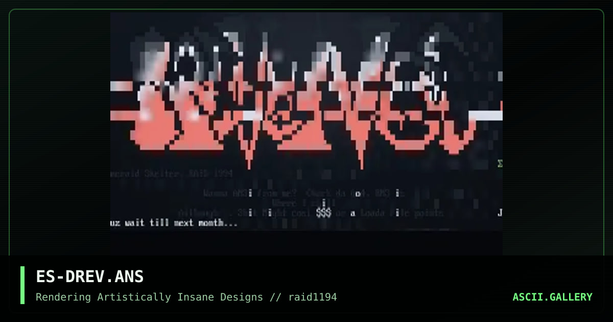 Revenge, by emerald skelter, 1994