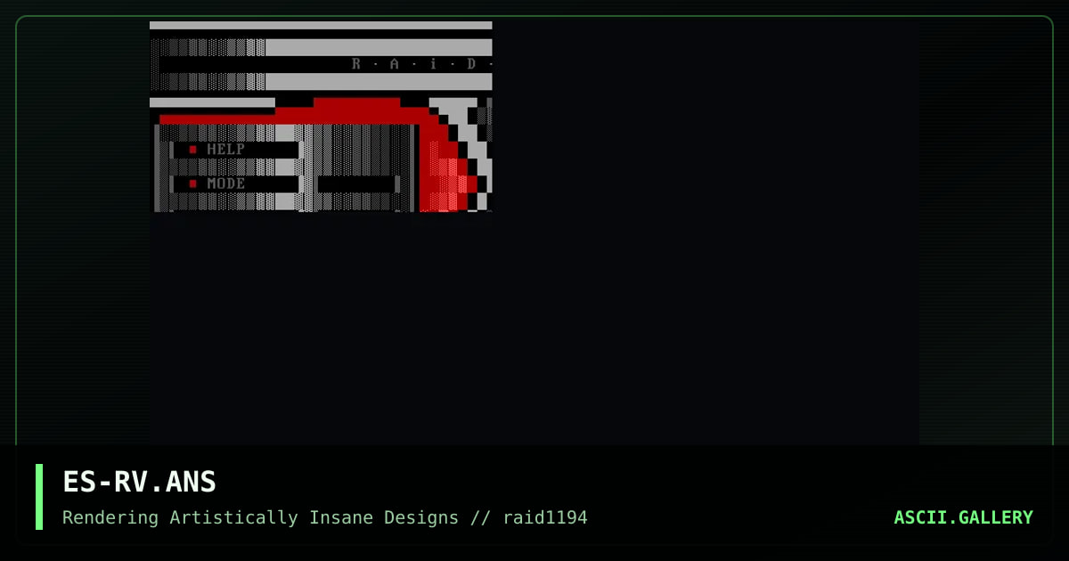 Raid View Interface, by emerald skelter, 1994