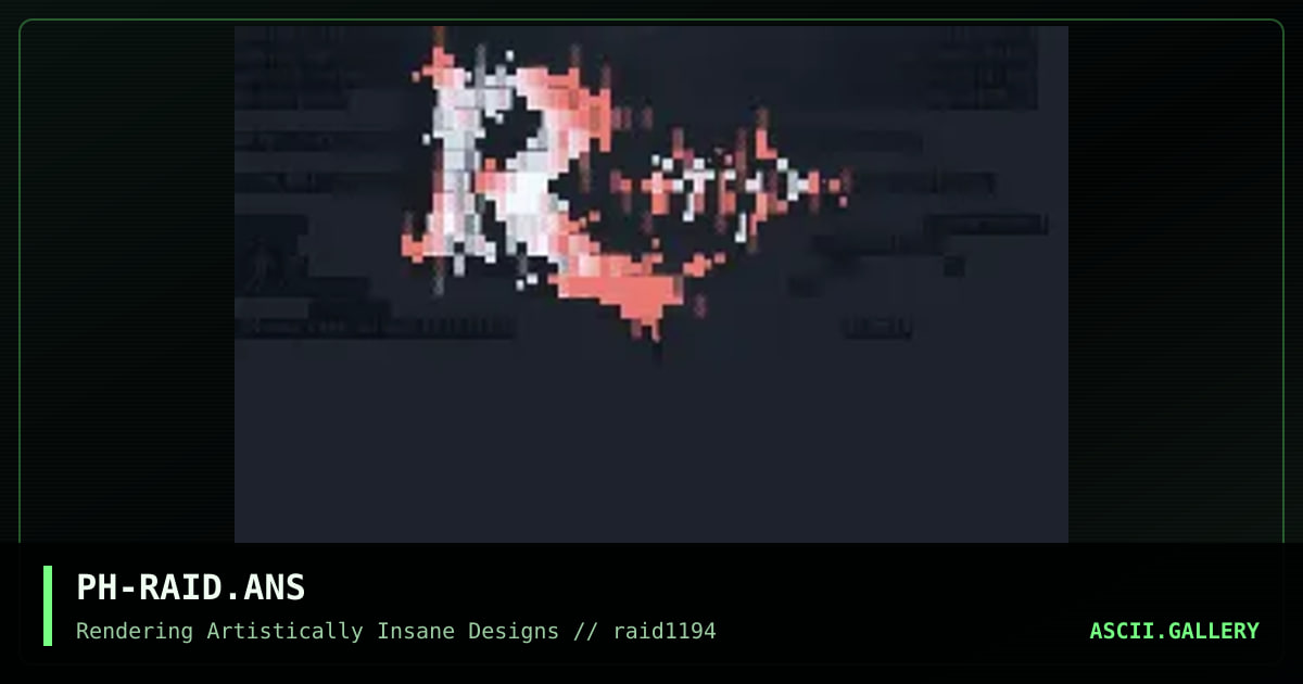 RAiD Logo, by prophet, 1994