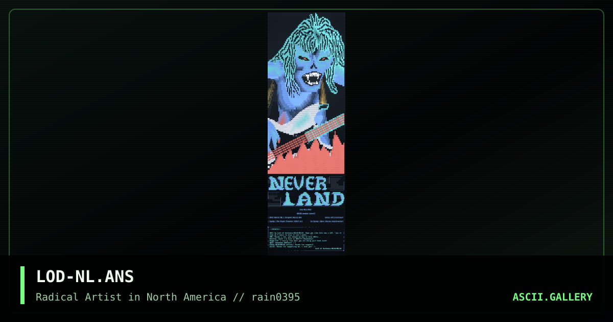 NeverLand, by lord of darkness, 1995