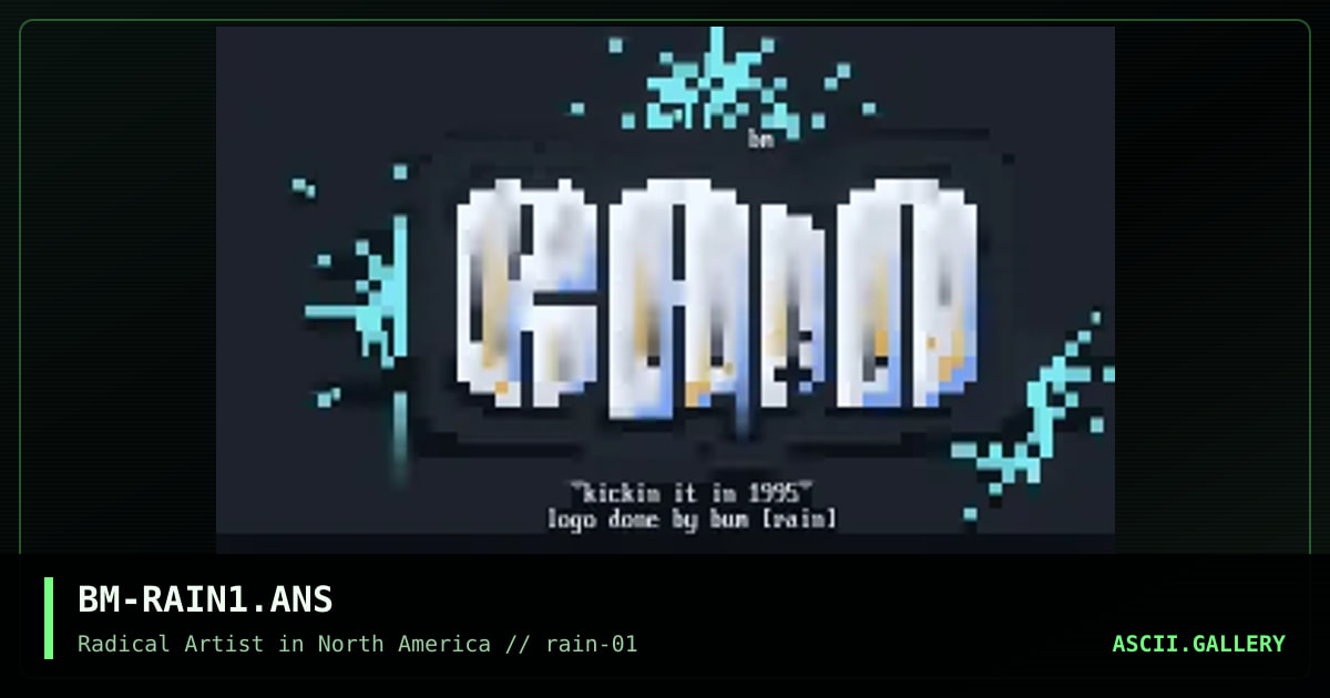 BM-RAIN1.ANS, by bum, 1995