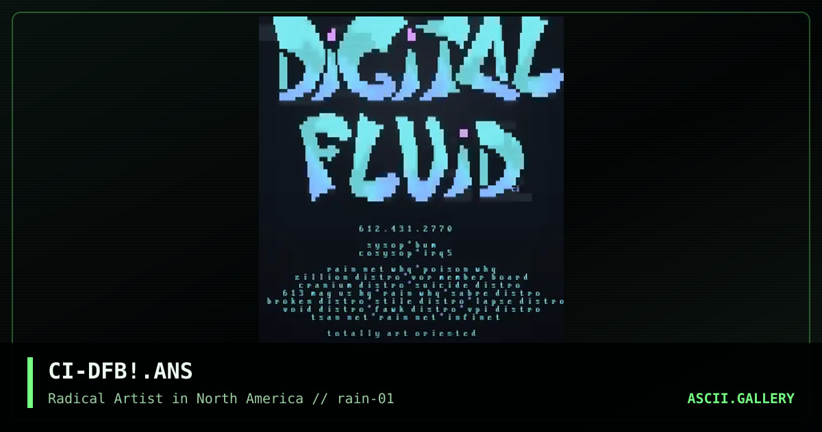 CI-DFB!.ANS, by cryptic insanity, 1995